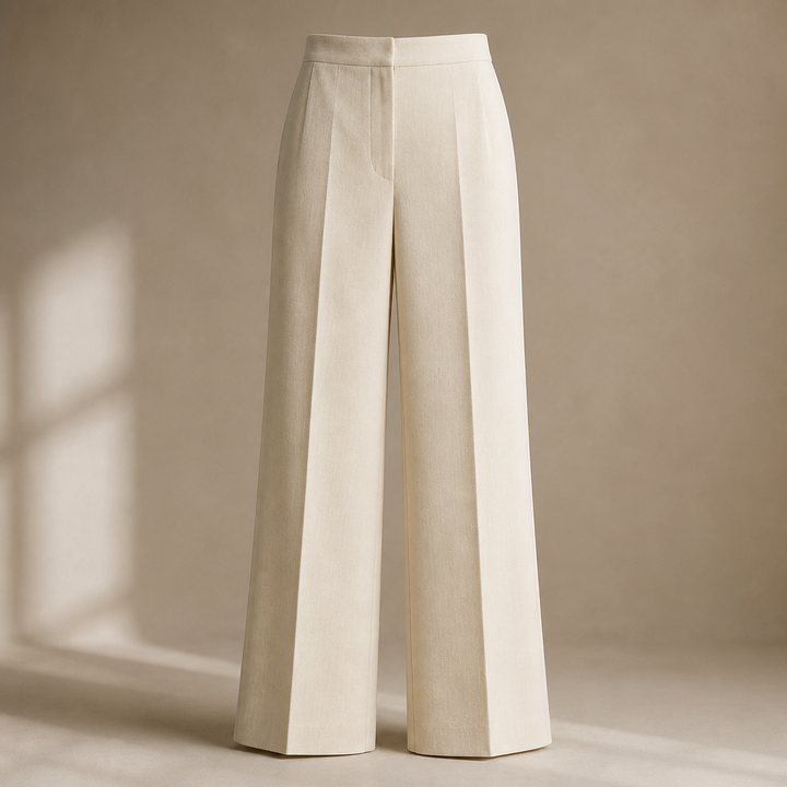 Hadleigh High-Rise Wool Trouser