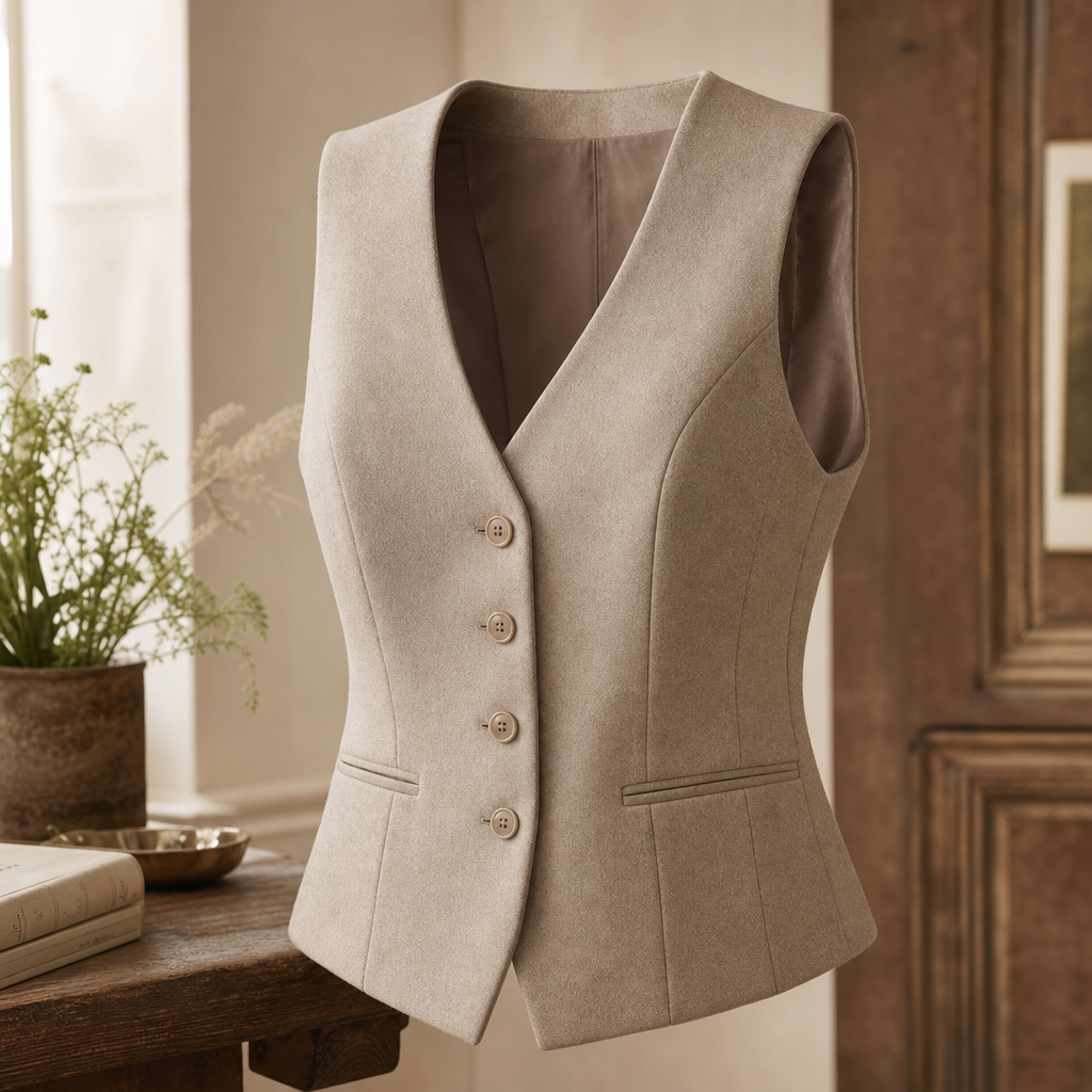 Ashworth Silk Cashmere Waistcoat — alternate angle