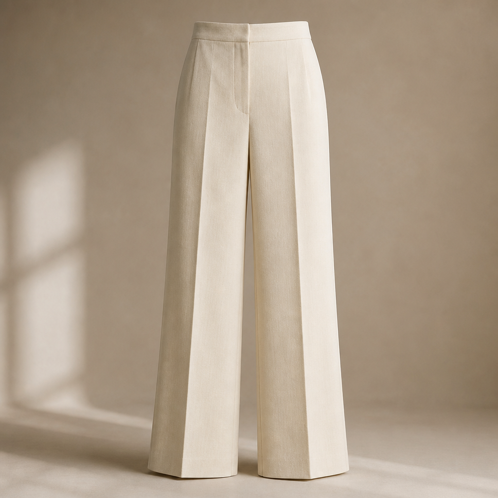 Hadleigh High Rise Wool Trouser — hero front