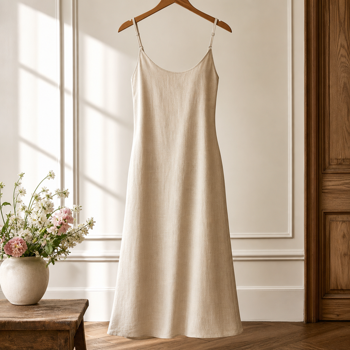 Vivian Linen Slip Dress