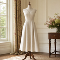 Eliza Linen Midi Dress — hero front